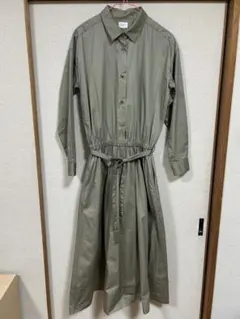 URBAN RESEARCH DOORS カーキ シャツワンピース