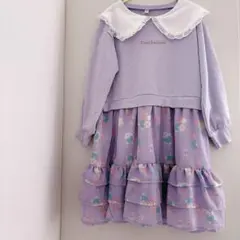 Sanrio Characters 長袖ワンピース キキララ 女の子のサムネイル