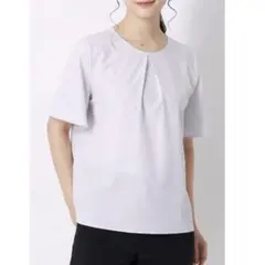 洋服の青山　ゼロプレッシャーブラウス　L レディース　半袖 L スーツインナーのサムネイル