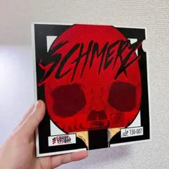 赤　卓球　粒高　ラバー　イボ　SCHMERZ シュメルツ　Soft W3