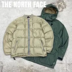 ベージュ ダウンジャケット