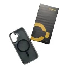 NIMASO iPhone16 MagSafe対応ケース グレー