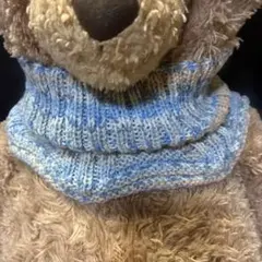 手編みネックウォーマー　ハンドメイド