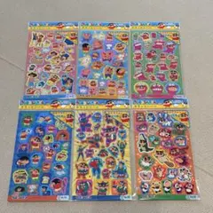 クレヨンしんちゃん キラっとシール 6枚コンプリートセット