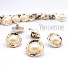 パールシャンクボタン18mm【 Twist edge 】4個