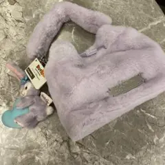 Stella Lou ラベンダートートバッグ ぬいぐるみ付き
