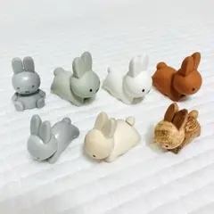 miffy ＆ Bruna bonbon　フィギュア＆箸置き&指人形 ７点セット