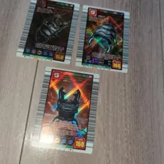 アルキデスオオヒラタクワガタ　ムシキング　ムシカード　トレカ　3枚セット