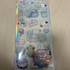 正規品 もちぷにゅーステッカー シマエナガ 肉球スクイーズ　シール