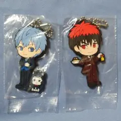 黒子のバスケ 黒子テツヤ 火神大我 ラバーマスコット ラバーストラップ 黒バス