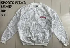 XL SPORTS WEAR ヴィンテージ 地図 ジップアップ USA製 80s