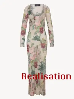 ✴️人気新作 新品 Realisation 花柄 ワンピースのサムネイル