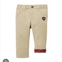 ミキハウス チノパン折り返しチェック　100㎝