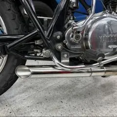ワンオフSR400 ヨシムラ風ショート菅 ミディアムロング太めタイプ