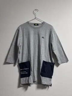 【トップス】LOGOS Park Tシャツ サイドポケット付 グレー