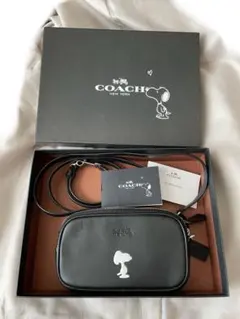 極稀少　ピーナッツ スヌーピーコラボ レザー　ショルダーバック　ポーチ