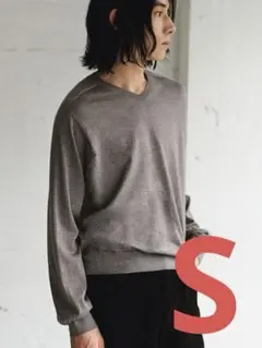 LIDNM】Si/L V-Neck Knit(グレー) Sサイズ - メルカリ