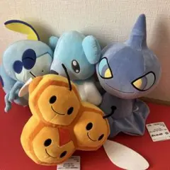 ポケットモンスターもふぐっとぬいぐるみポケモンぬいぐるみ4個セットのサムネイル