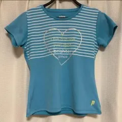 お値下げ中❣️【プリンス】半袖Tシャツ / L,水色,テニスウェア,レディース