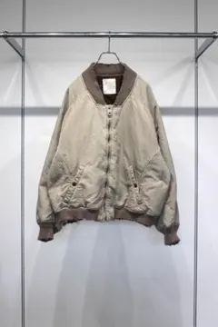 FADED BOMBER JACKET | SAND | ボンバージャケット