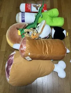 FANZ 骨付き肉　ぬいぐるみXL プレミアムDX 等9個セットのサムネイル