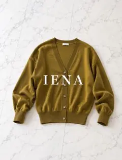 美品 IENA イエナALBA ニュアンスVネック カーディガン ウールFREE