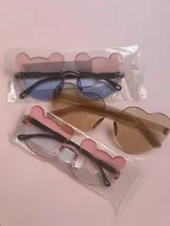 おもしろサングラス 3個セット