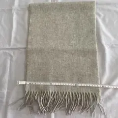 JILLSTUART グレー フリンジマフラー 約30cm x 180cm
