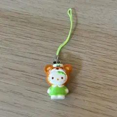 ハローキティ 根付け ストラップ たまくまちゃん マッキン ナース 緑
