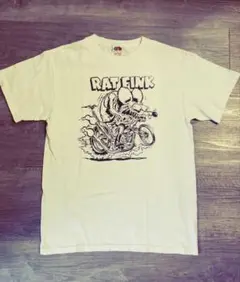 EDROTH ratfink Ｔシャツ M ホワイト エドロス ラットフィンクのサムネイル