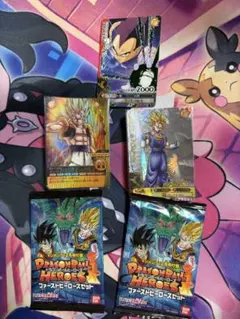 未開封】ドラゴンボールヒーローズ ファーストヒーローズセット3パック