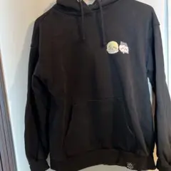 ちいかわ　パーカー　黒　GU ハチワレ　ラッコ
