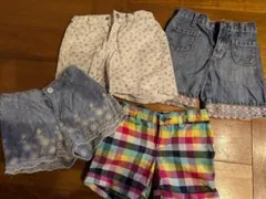 120cmショートパンツ4点セット