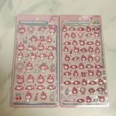 マイメロディ　ボンボンドロップシール　ミニ　2種セット　正規品