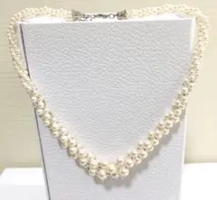 FLANDRE パールとビーズのネックレス