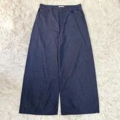 23区　【大きいサイズ】23区DENIM ライトオンス デニム ワイド パンツ Oggi4月号掲載／洗える】23区DENIM ライト