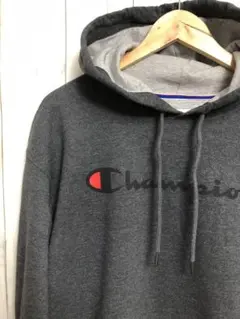 Champion チャンピオン スウェット パーカー L チャコールグレー