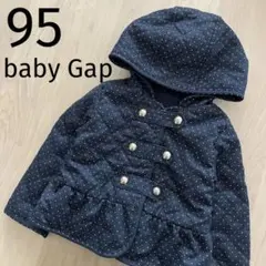 babygap アウター ドット ネイビー