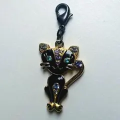 新品　アナスイ　annasui ねこ　ネコ　チャーム　トップ　ヘッドのサムネイル