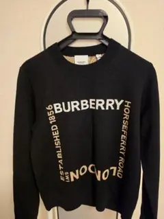 【28日まで限定価格】美品Burberry 長袖 ニット ブラック XSのサムネイル