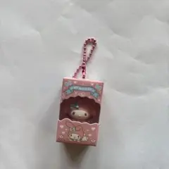 マイメロディ ボックス型キーホルダー