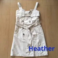 ヘザー 【 Heather 】ワンピース フリーサイズ ベージュ系 夏 無地のサムネイル
