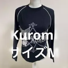 黒の長袖キャラクターTシャツカジュアルファッション (0607) クロミのサムネイル