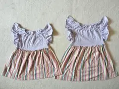 女の子 お揃いワンピース 100cm 120cm 西松屋のサムネイル