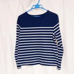 最終値下げ ストライプ 長袖 Tシャツ L