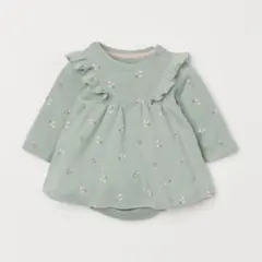 H&M 花柄コットンワンピース 68