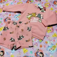 最終価格★トムとジェリー 80 裏起毛 セットアップ☆トレーナー&ハーフパンツ★