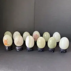 大理石 たまご型 置物 12個セット 台湾 花蓮 Colored Eggs