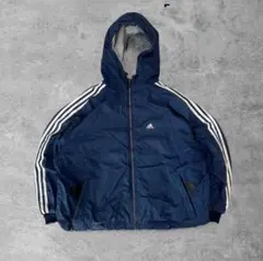 90’s adidas リバーシブル ナイロンジャケット Lサイズ 古着