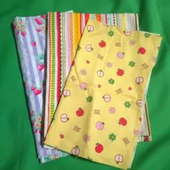 ハギレセット⑥カラフルプリント生地セット